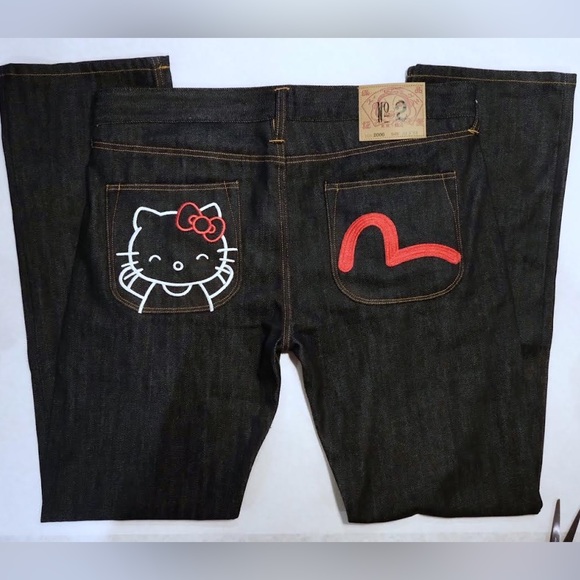 Evisu Jeans Rare Evisu X Hello Kitty Jeans Japanese Denim Poshmark